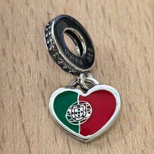 Pandora Portugal Exclusive Dangle Charm Pendant, S925 Silver Bracelets